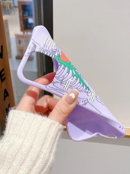 Funda para teléfono con patrón de esqueleto compatible con iPhone 11 - Quierox - Tienda Online