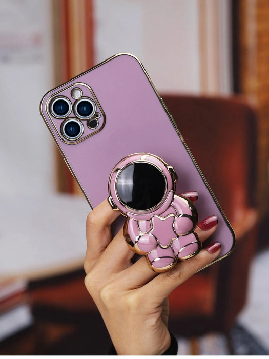 Funda para teléfono con soporte para teléfono con diseño de astronauta, a prueba de golpes - Quierox - Tienda Online