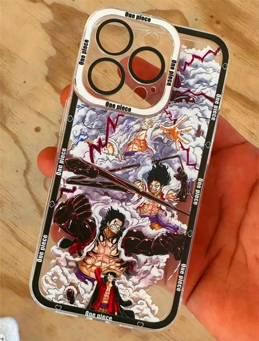 Funda para telefono, diseño de dibujos animados japoneses One Piece Luffy Nika, iphone 11 pro max - Quierox - Tienda Online