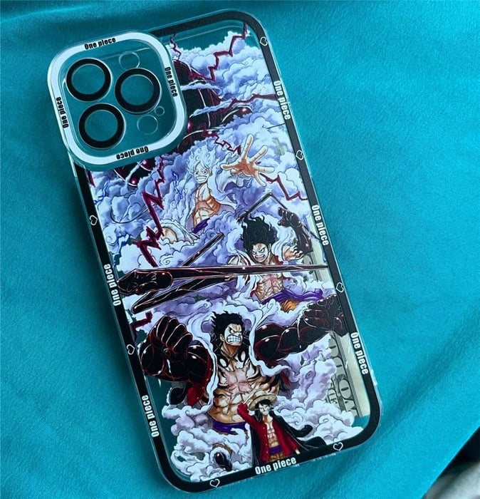 Funda para telefono, diseño de dibujos animados japoneses One Piece Luffy Nika, iphone 11 pro max - Quierox - Tienda Online