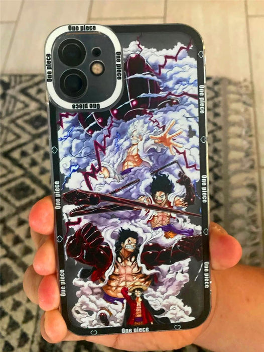 Funda para telefono, diseño de dibujos animados japoneses One Piece Luffy Nika, iphone 11 pro max - Quierox - Tienda Online