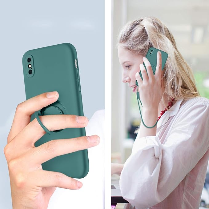 Funda para teléfono iPhone X silicona delgada, goma suave, protección a prueba de golpes - Quierox - Tienda Online