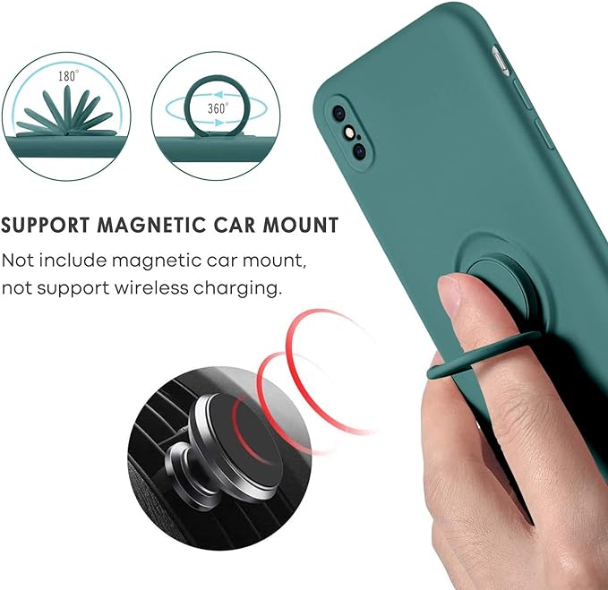 Funda para teléfono iPhone X silicona delgada, goma suave, protección a prueba de golpes - Quierox - Tienda Online