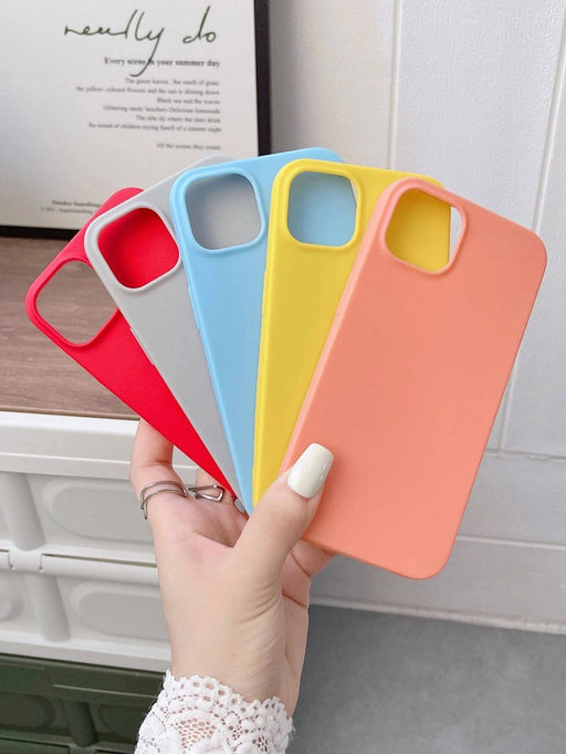 Funda para teléfono sólido de neón de 5 piezas compatible con iPhone 13 pro max - Quierox - Tienda Online