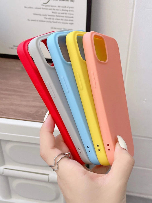 Funda para teléfono sólido de neón de 5 piezas compatible con iPhone 13 pro max - Quierox - Tienda Online