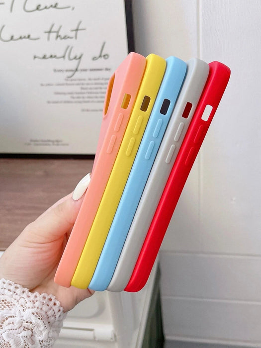 Funda para teléfono sólido de neón de 5 piezas compatible con iPhone 13 pro max - Quierox - Tienda Online