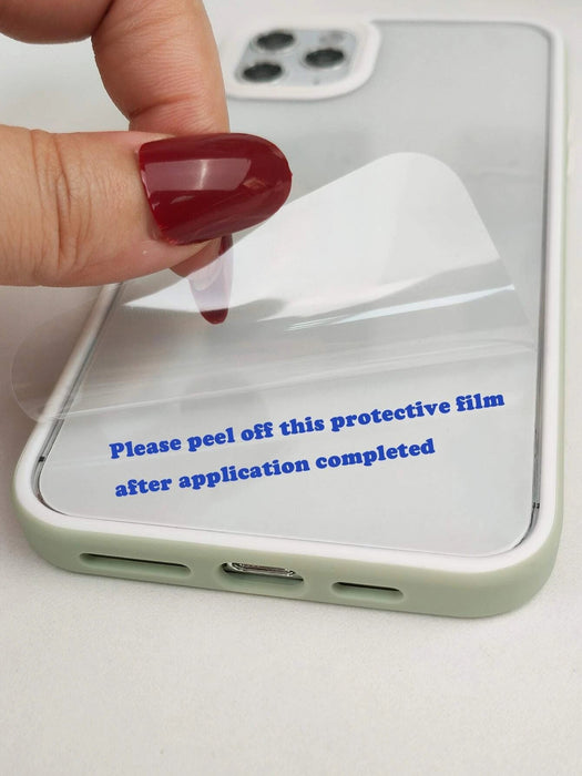 Funda para teléfono transparente con marco en contraste - Quierox - Tienda Online