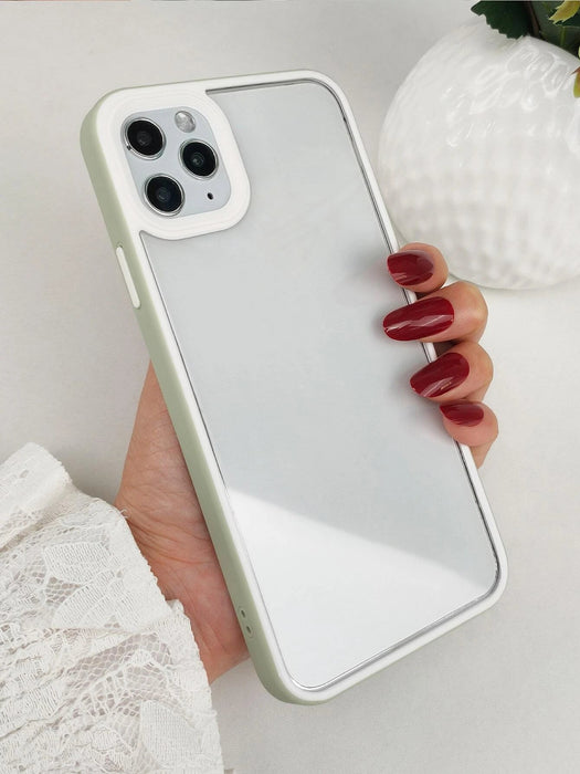 Funda para teléfono transparente con marco en contraste - Quierox - Tienda Online