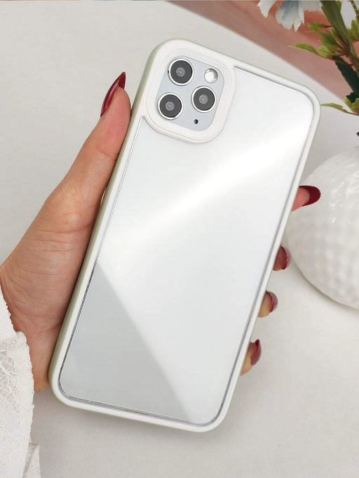 Funda para teléfono transparente con marco en contraste - Quierox - Tienda Online