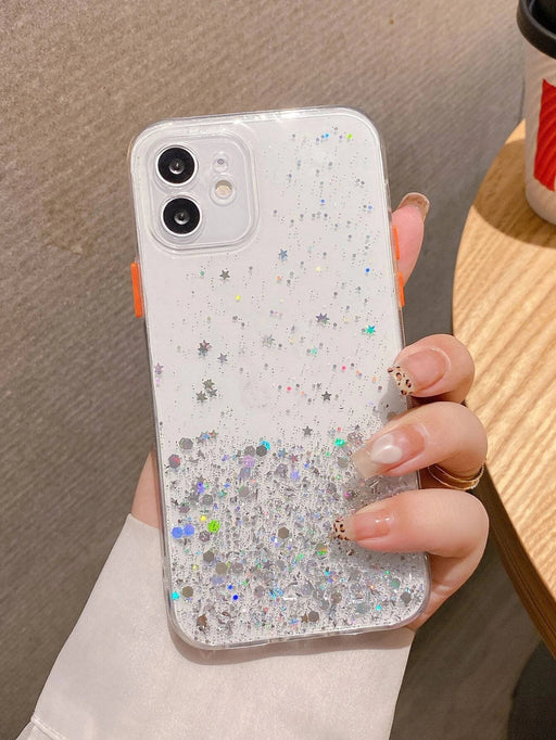 Funda para teléfono transparente con purpurina, Iphone 11 pro - Quierox - Tienda Online