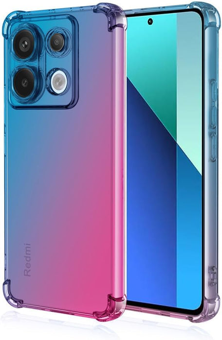 Funda para Xiaomi Redmi note 13 pro Carcasa Ultra Fino Flexible Gradiente Transparente TPU - Quierox - Tienda Online