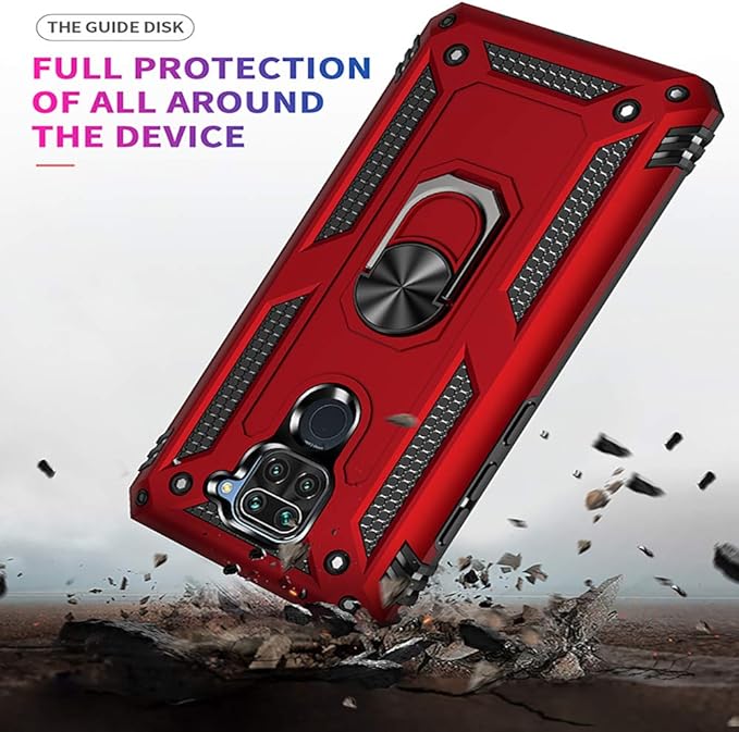 Funda para Xiaomi Redmi Note 9 con protector de pantalla de vidrio templado - Quierox - Tienda Online