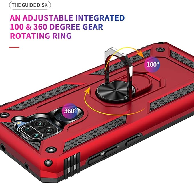 Funda para Xiaomi Redmi Note 9 con protector de pantalla de vidrio templado - Quierox - Tienda Online