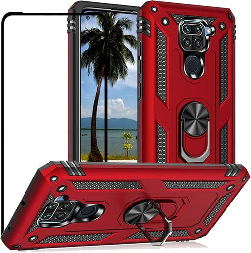 Funda para Xiaomi Redmi Note 9 con protector de pantalla de vidrio templado - Quierox - Tienda Online