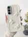 Funda protectora antigolpes con lazo y perlas, para Galaxy S22 Ph one Case - Quierox - Tienda Online