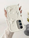 Funda protectora antigolpes con lazo y perlas, para Galaxy S22 Ph one Case - Quierox - Tienda Online