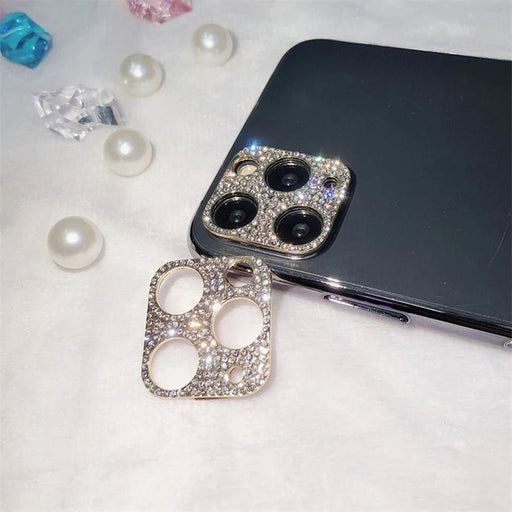 Funda protectora de lente de cámara con diamantes de imitación - Quierox - Tienda Online