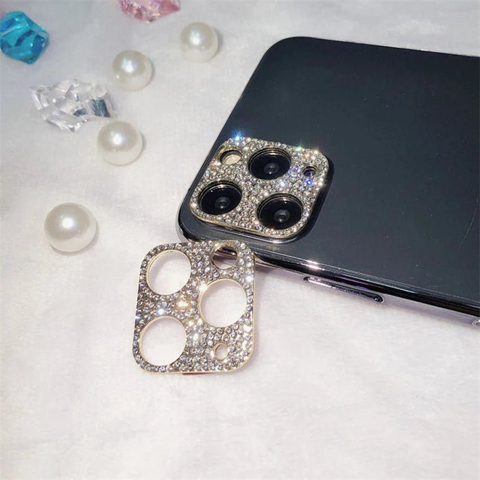 Funda protectora de lente de cámara con diamantes de imitación - Quierox - Tienda Online