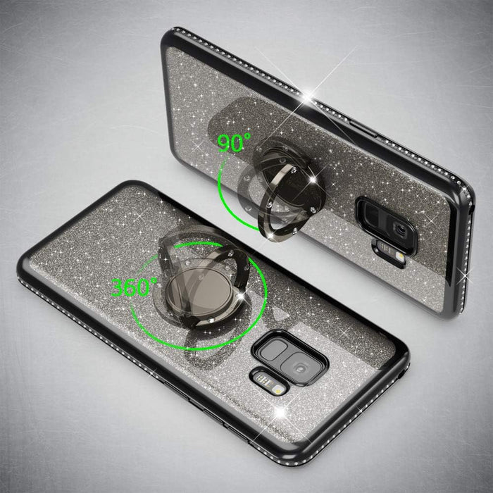 Funda protectora de silicona con agarre de dedo con soporte de anillo de 360 grados - Quierox - Tienda Online