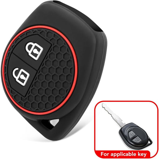 Funda protectora de silicona suave con 2 botones para Suzuki Alto Baleno - Quierox - Tienda Online