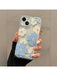 Funda protectora de silicona suave con estampado floral compatible con iPhone X/XS - Quierox - Tienda Online
