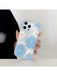 Funda protectora de silicona suave con estampado floral compatible con iPhone X/XS - Quierox - Tienda Online