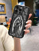Funda protectora de teléfono con patrón en blanco y negro de Virgen María para iphone 7 plus / 8 plus - Quierox - Tienda Online