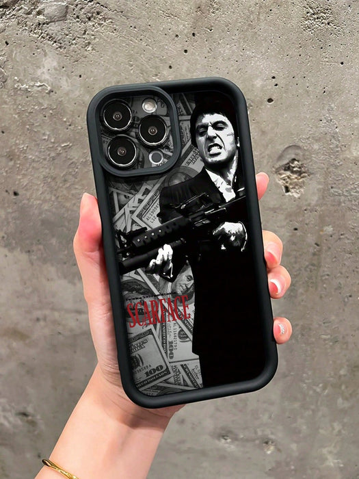 Funda protectora de TPU con diseño creativo de Tony Montana, para con iPhone 15 - Quierox - Tienda Online
