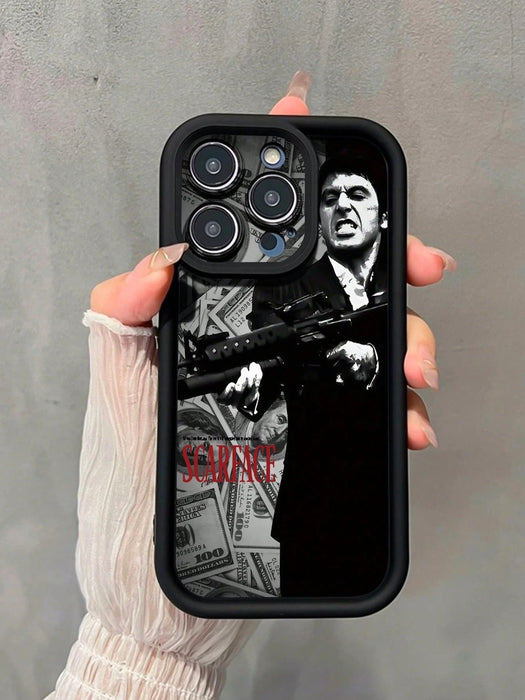 Funda protectora de TPU con diseño creativo de Tony Montana, para con iPhone 15 - Quierox - Tienda Online