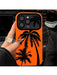 Funda protectora de TPU con diseño de palmera y ventana grande, anticaída - Quierox - Tienda Online