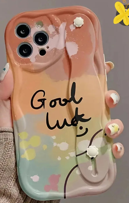 Funda protectora estampada Iphone 15 pro Naranja Claro Geométrica - Quierox - Tienda Online