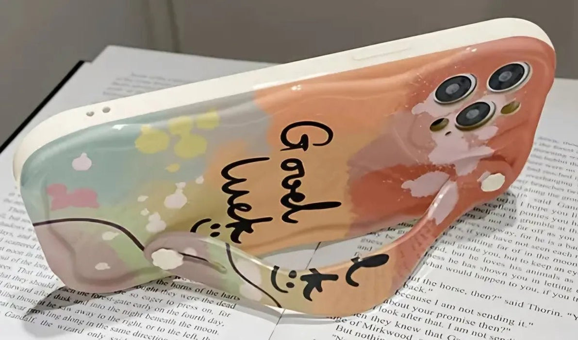 Funda protectora estampada Iphone 15 pro Naranja Claro Geométrica - Quierox - Tienda Online