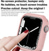 Funda protectora para Apple Watch de 38 mm, serie 2/3, suave, flexible, de TPU, fina y ligera - Quierox - Tienda Online