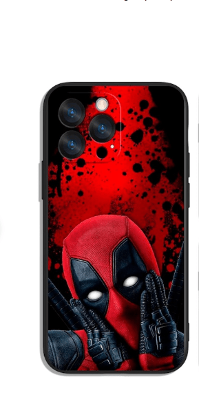 Funda protectora para celular, rojo de Deadpool para iPhone 13 Pro Max - Quierox - Tienda Online