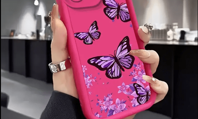 Funda Protectora Para Teléfono, Diseño De Mariposas, Hecha De Silicona, para iphone 11 - Quierox - Tienda Online