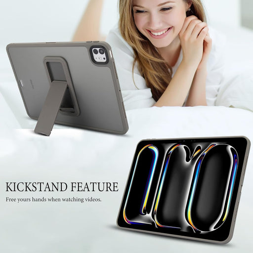Funda protectora transparente con soporte para iPad Pro 12.9 - Quierox - Tienda Online