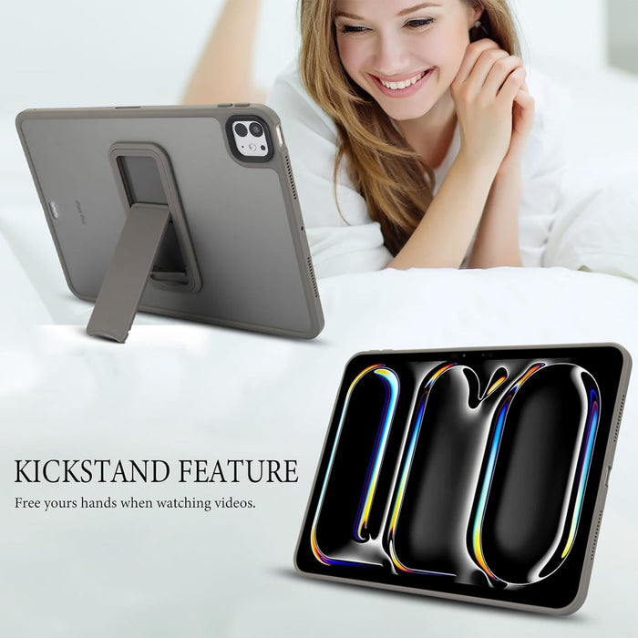 Funda protectora transparente con soporte para iPad Pro 12.9 - Quierox - Tienda Online