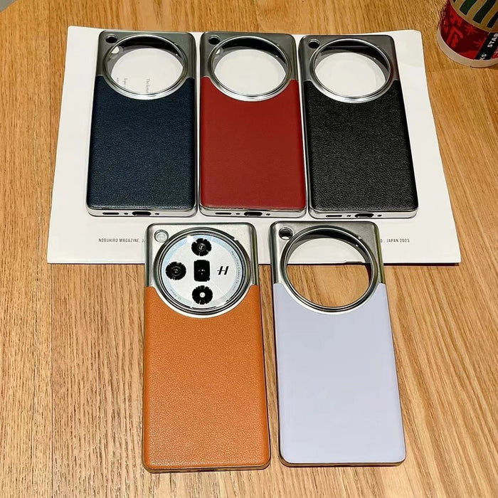 Funda protectora trasera de piel sintética de lujo para OPPO Find X7 Ultra, carcasa completa para teléfono - Quierox - Tienda Online