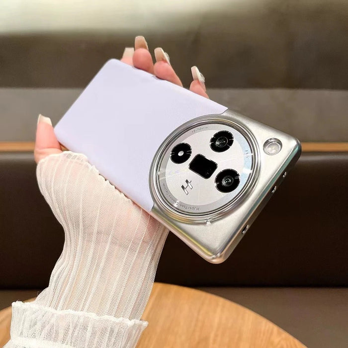 Funda protectora trasera de piel sintética de lujo para OPPO Find X7 Ultra, carcasa completa para teléfono - Quierox - Tienda Online