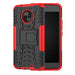 Funda protectora trasera de silicona de policarbonato rojo, Nokia G300 - Quierox - Tienda Online