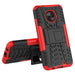 Funda protectora trasera de silicona de policarbonato rojo, Nokia G300 - Quierox - Tienda Online