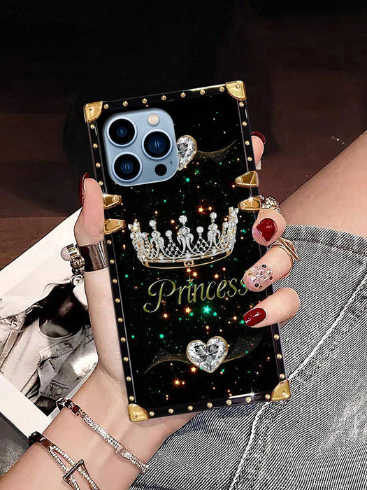 Funda rectangular a prueba de golpes con diseño de corona para Iphone 12 Pro Max - Quierox - Tienda Online