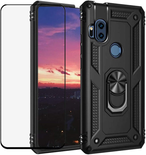 Funda rígida para Motorola Moto One Hyper, con anillo giratorio de 360 grados - Quierox - Tienda Online