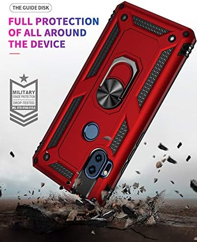 Funda rígida para Motorola Moto One Hyper, con anillo giratorio de 360 grados - Quierox - Tienda Online
