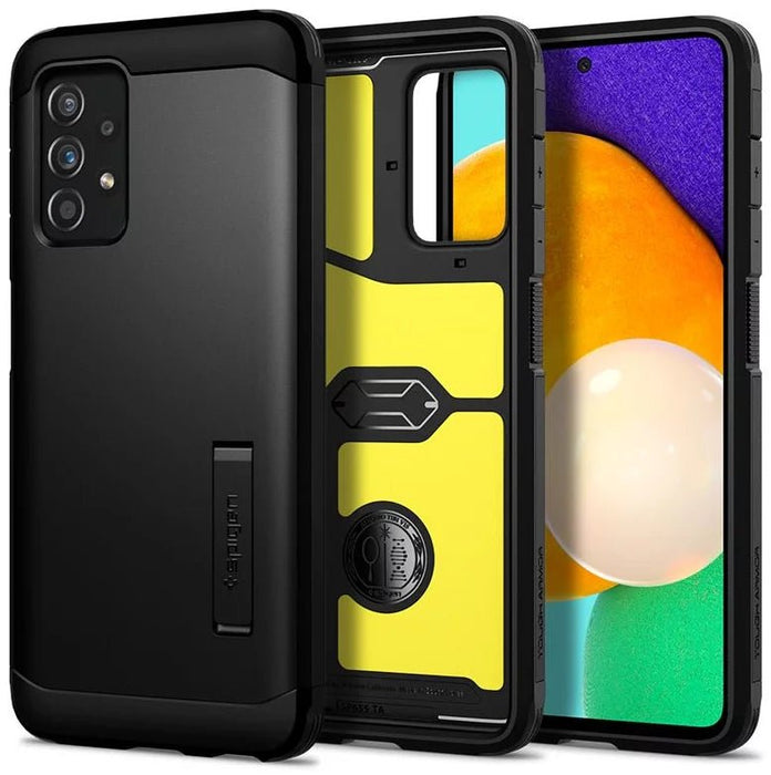 Funda SPIGEN TOUGH ARMOUR GALAXY A52 LTE/5G NEGRO - Quierox - Tienda Online