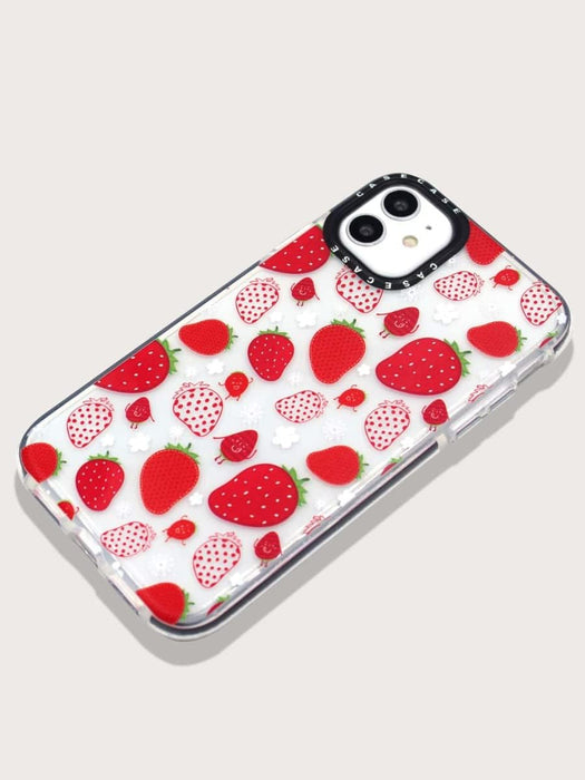 Funda Suave con Estampado de Fresa de Dibujos Animados - Quierox - Tienda Online