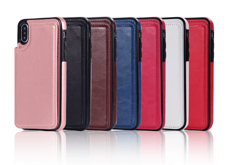 Funda tipo billetera para iPhone X/XS - Quierox - Tienda Online