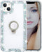 Funda transparente con diamantes compatible con iPhone 13 pro max con soporte de anillo - Quierox - Tienda Online