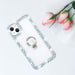 Funda transparente con diamantes compatible con iPhone 13 pro max con soporte de anillo - Quierox - Tienda Online