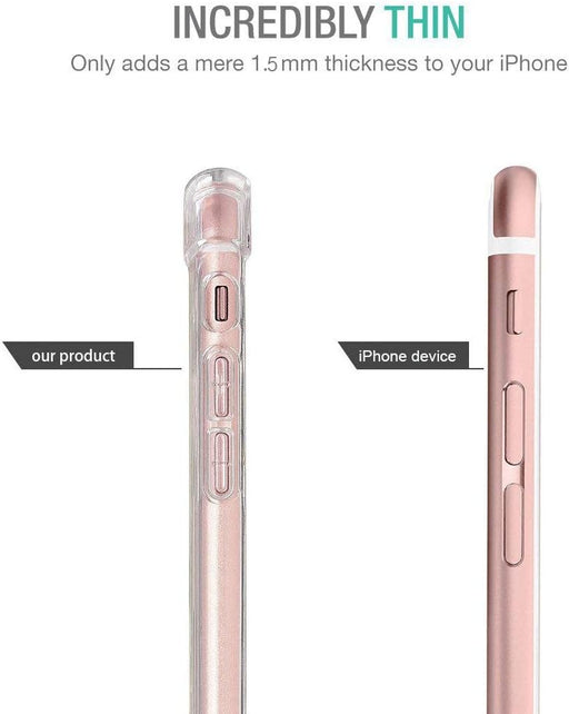 Funda transparente HD para iPhone 7, para iPhone 8 - Quierox - Tienda Online